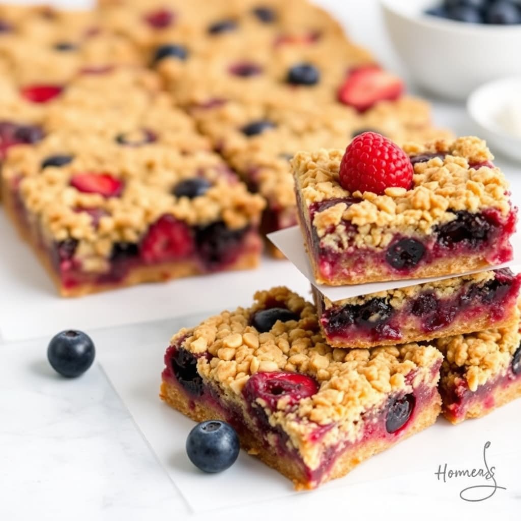 Berry-Berry Streusel Bars