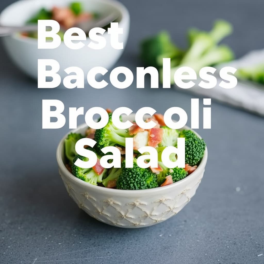 Beste baconfrie brokkolisalat