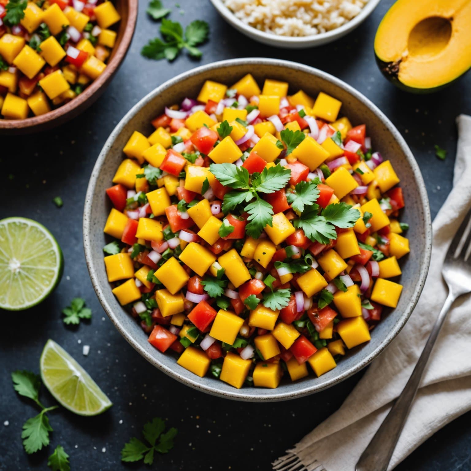 Beste noensinne mango salsa