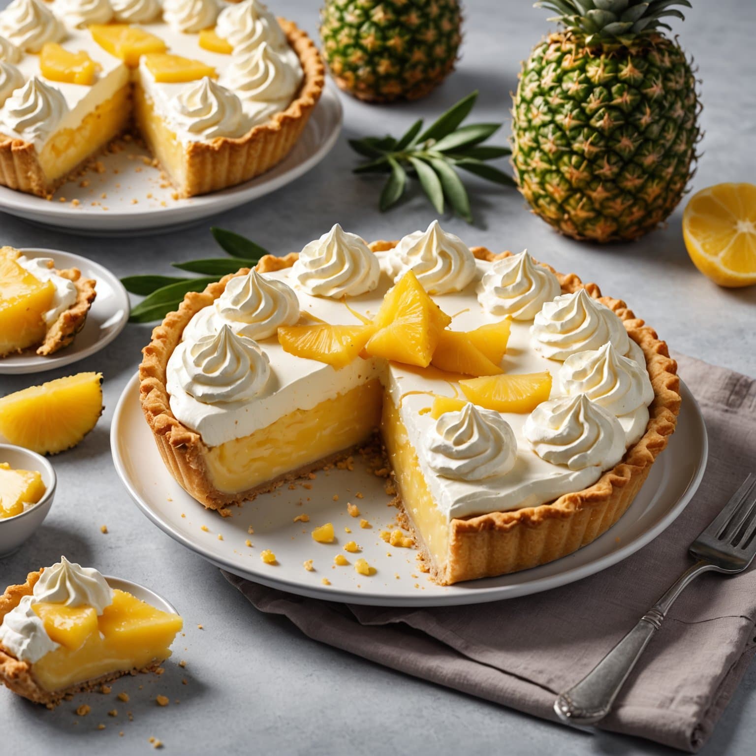 Bestemor T's ananas- og krempai