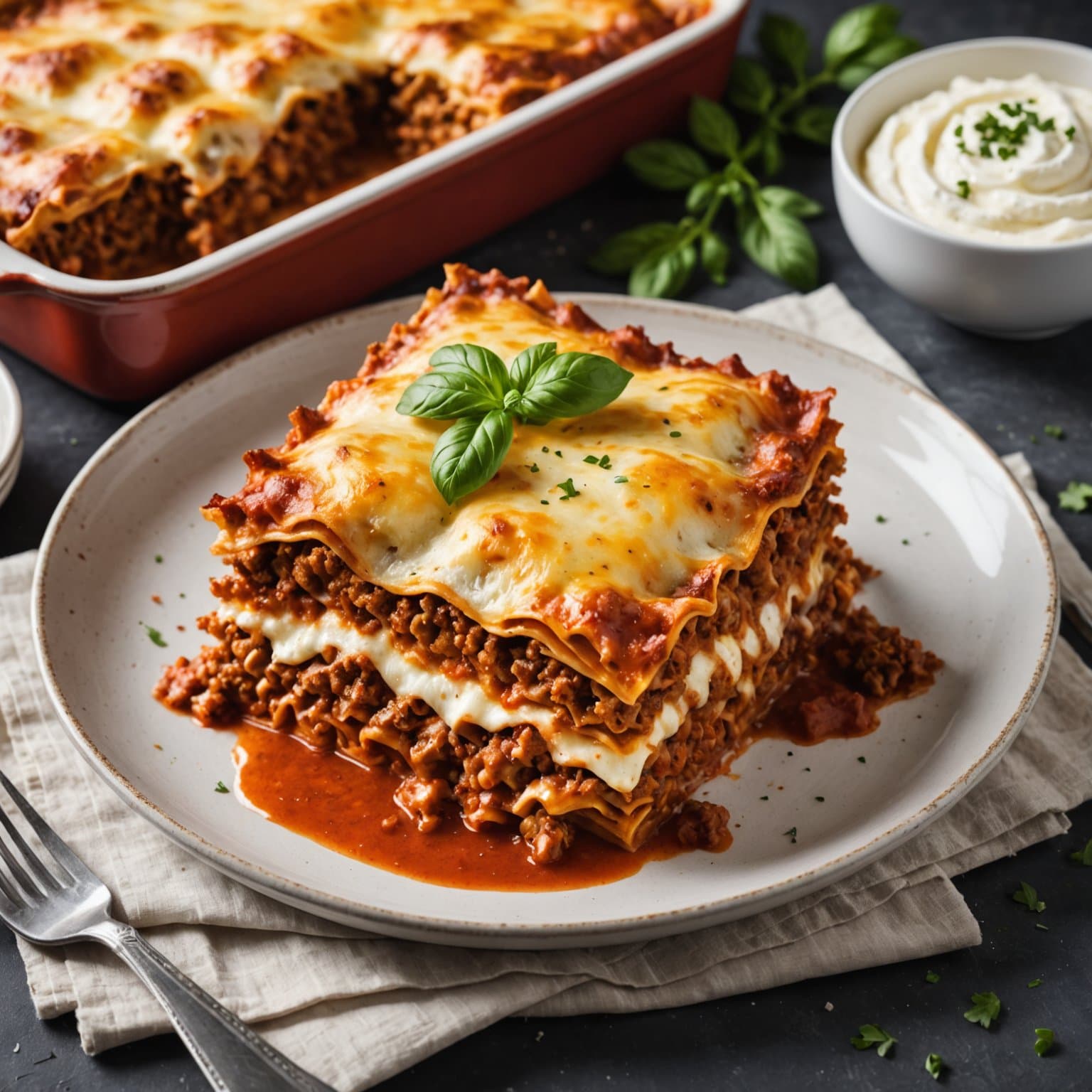 Bestemor's aller beste lasagne med rømme