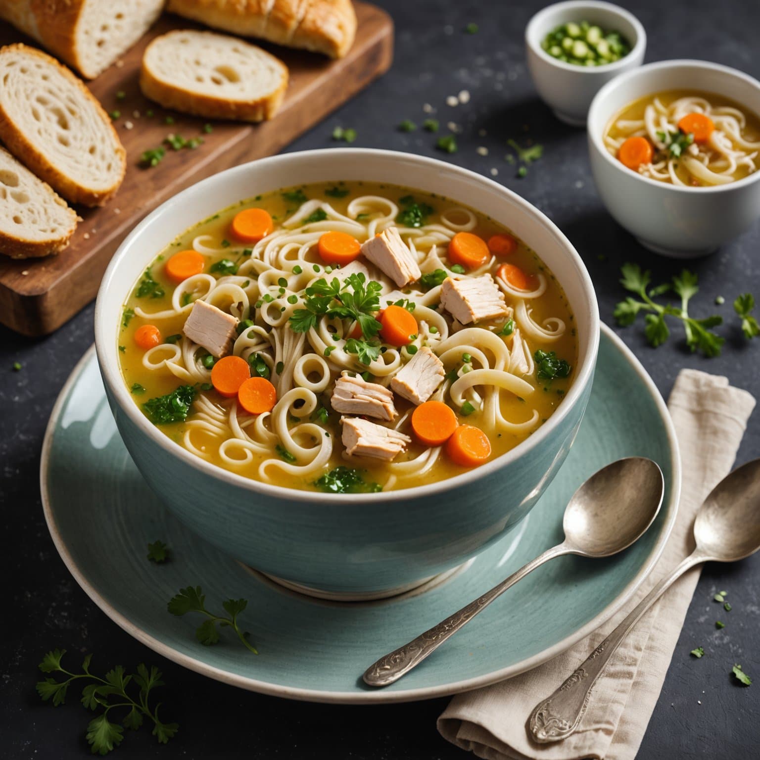 Bestemors kylling- og nudelsuppe