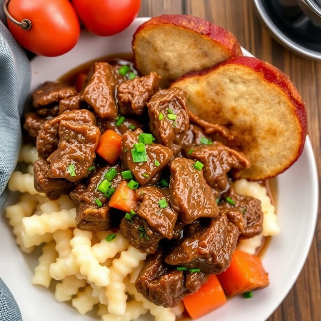 Bestemors langsomt kokte oksegryte