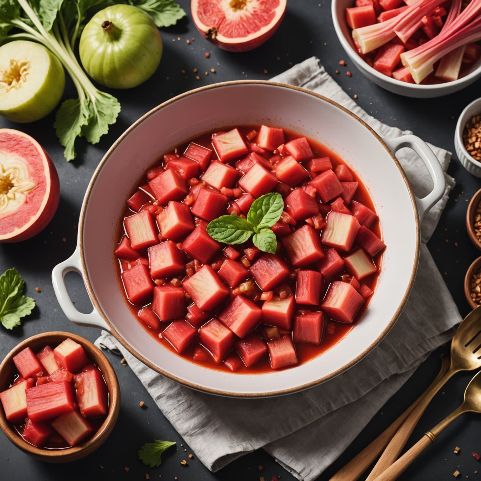 Bestemors syltede rabarbra