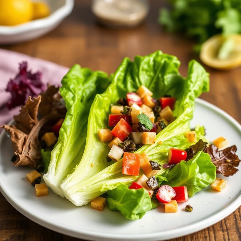 Bibb-salat med sherryvinaigrette