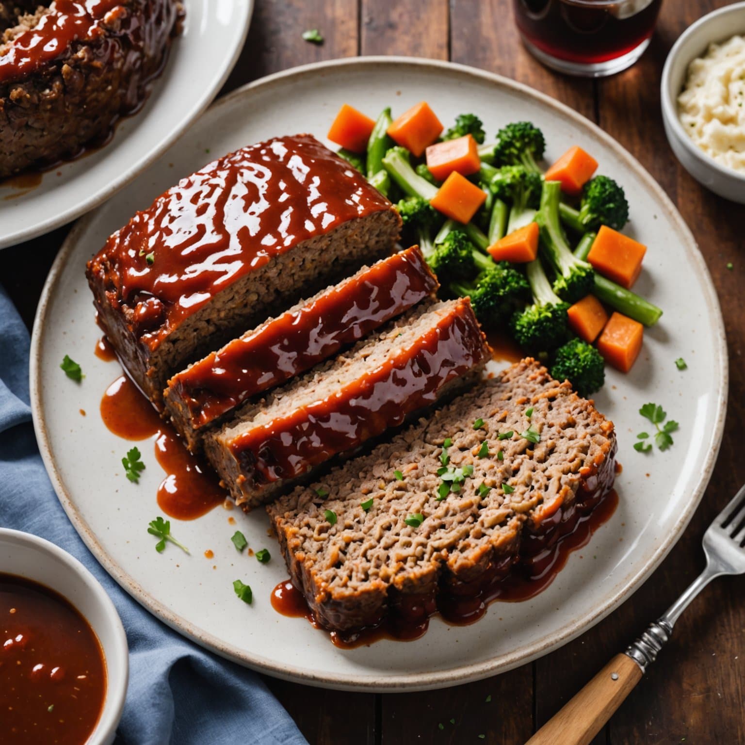Biff- og ranchkjøttkake med grillsmak