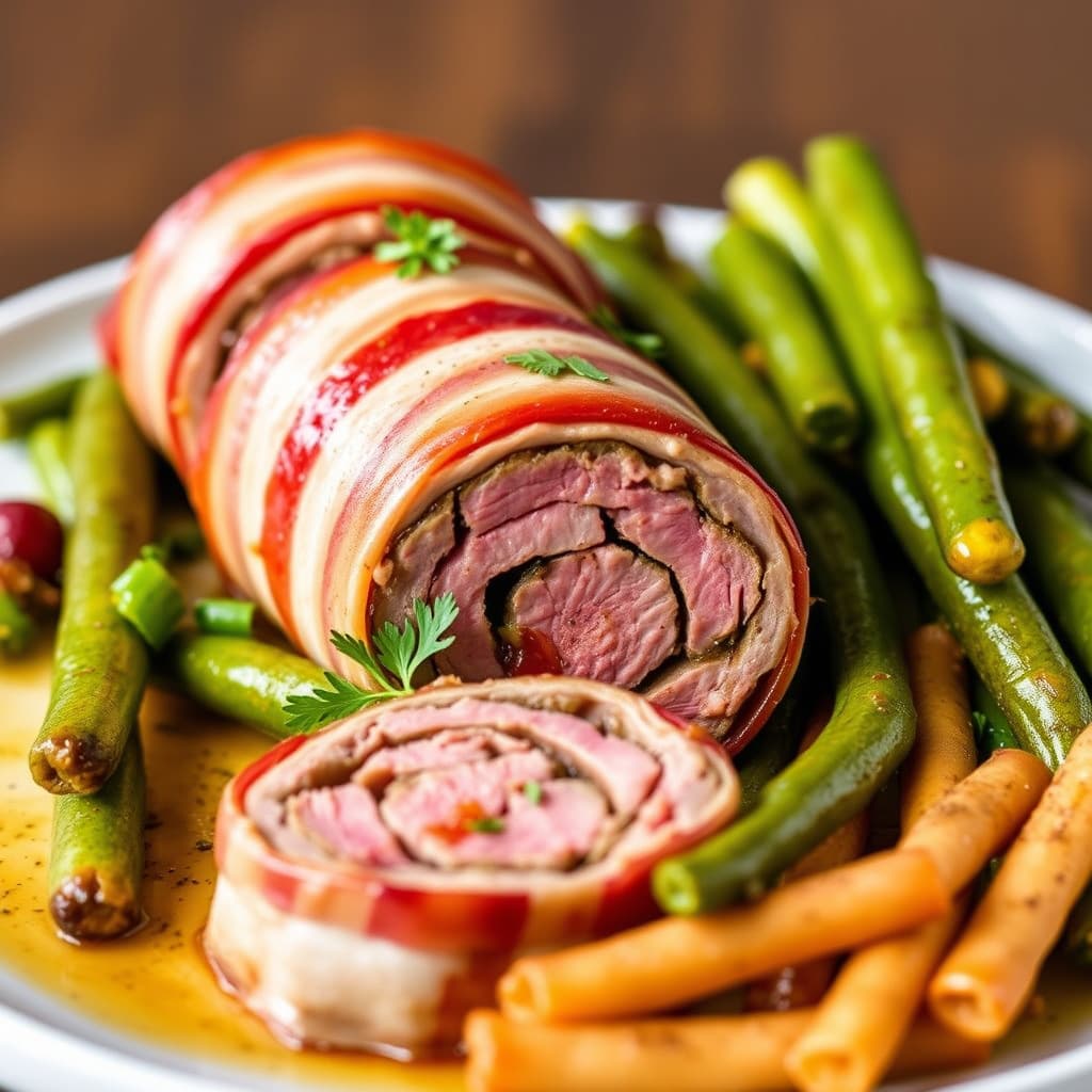 Bifffilet innpakket i bacon