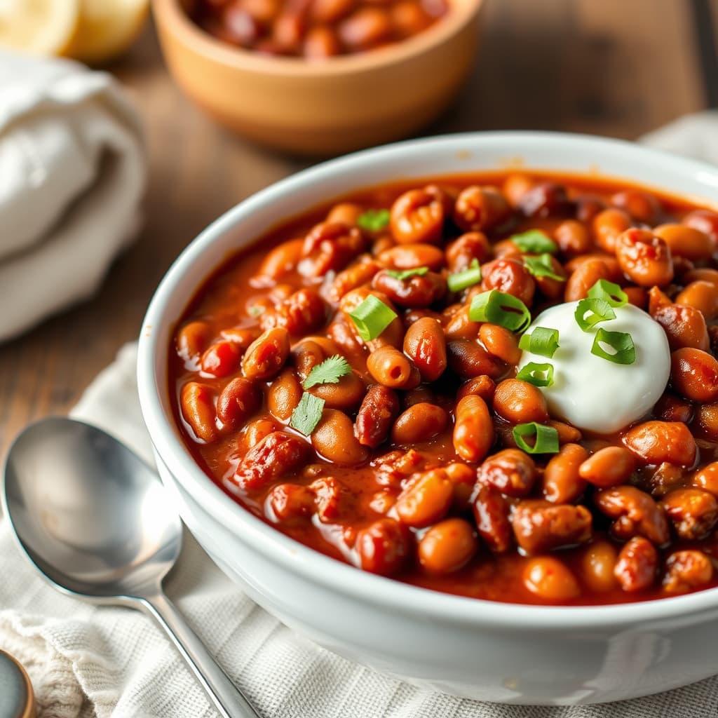 Big Boy Chili og Bønner