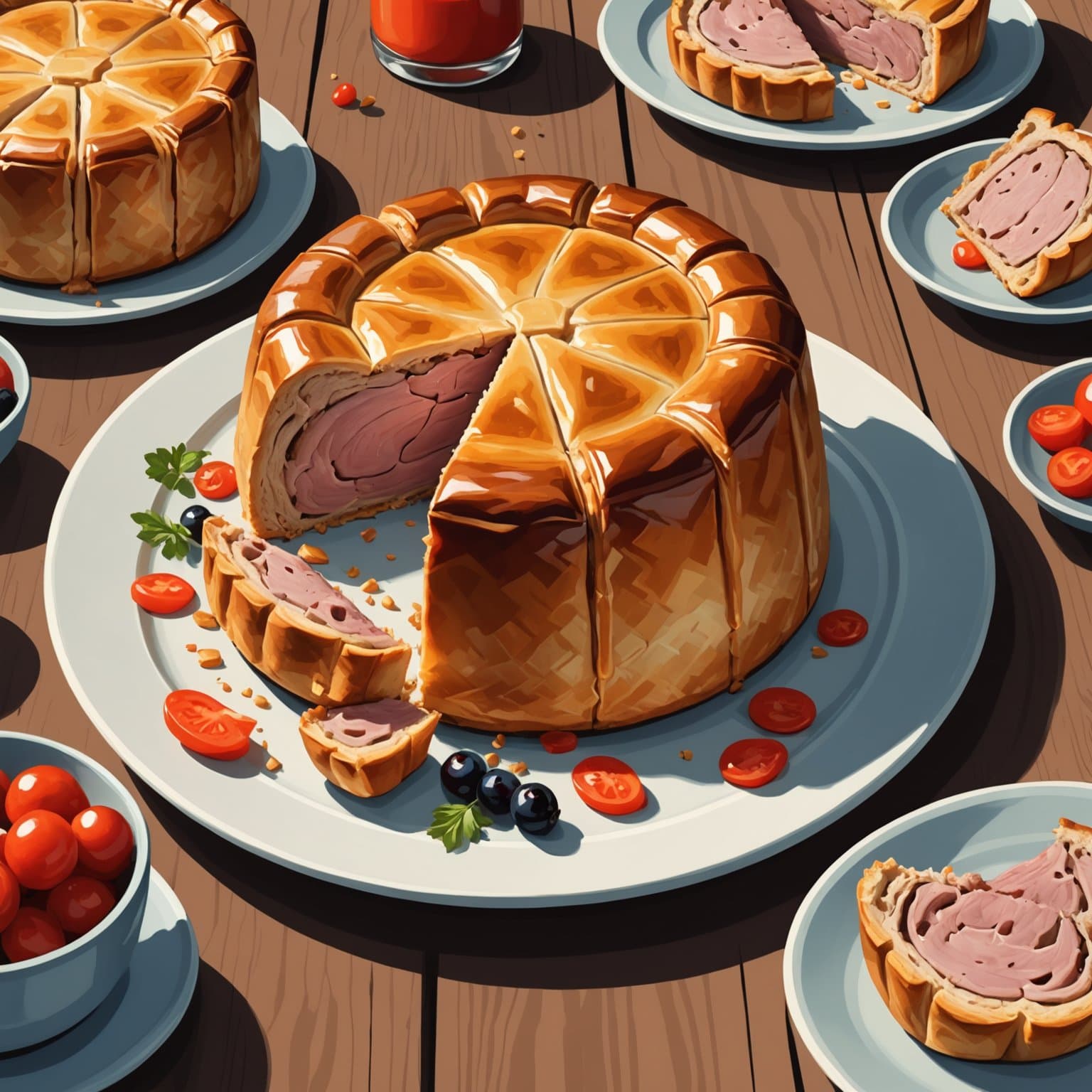 Big Rays svinekjøttpai