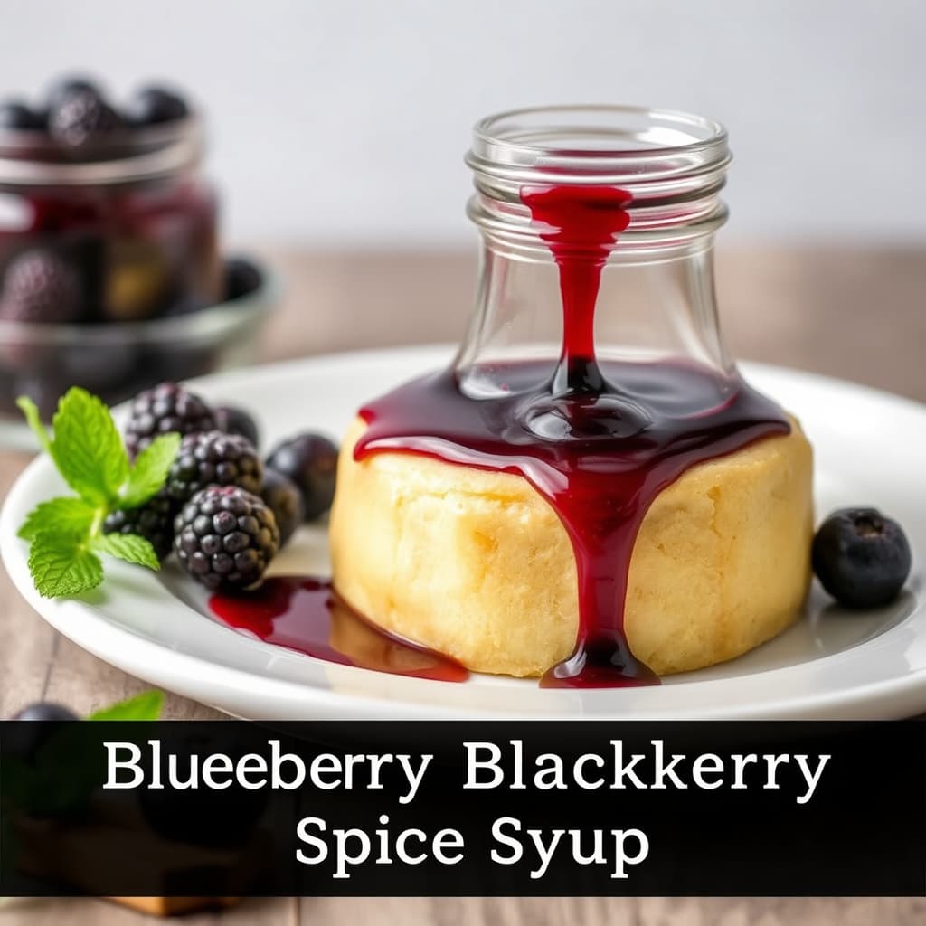 Blåbær- og bjørnebærsirup med krydder