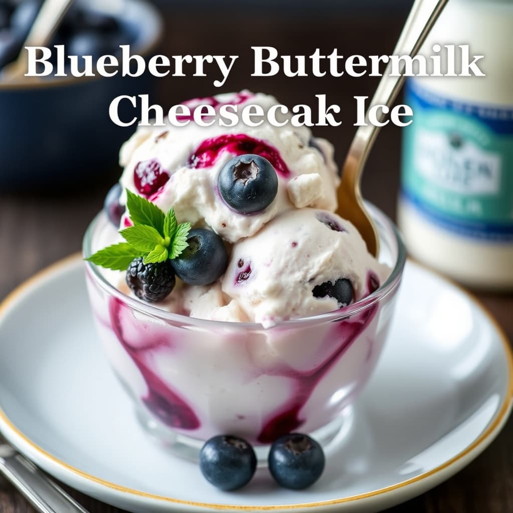 Blåbær- og kulturmelk-ostekakemelkis