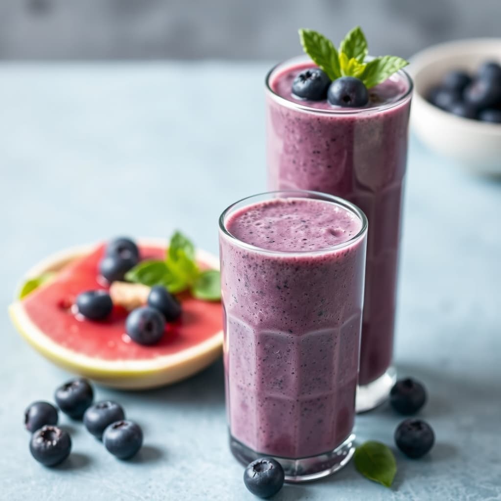 Blåbærsmoothies