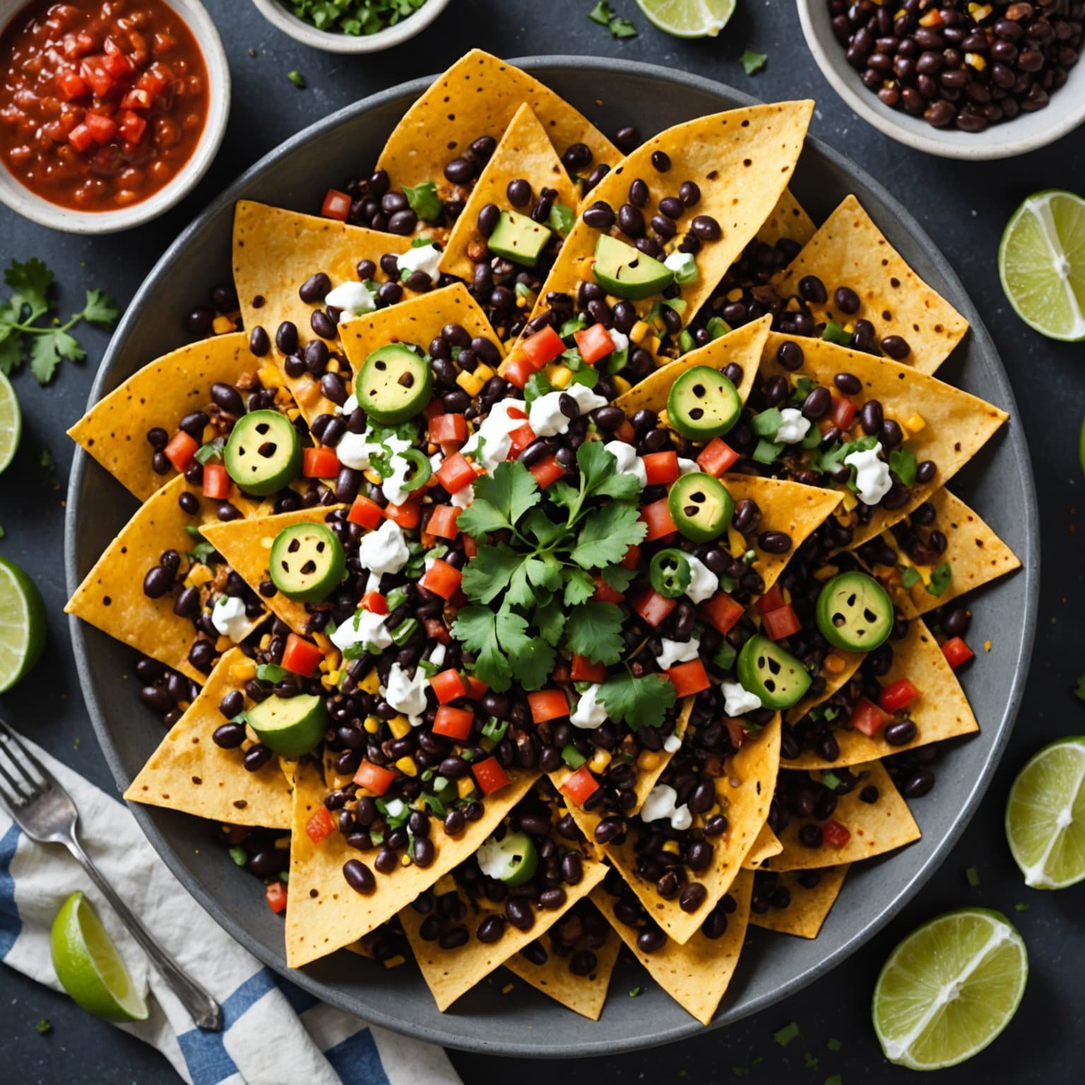 Black Bean Nachos fra GOYA®