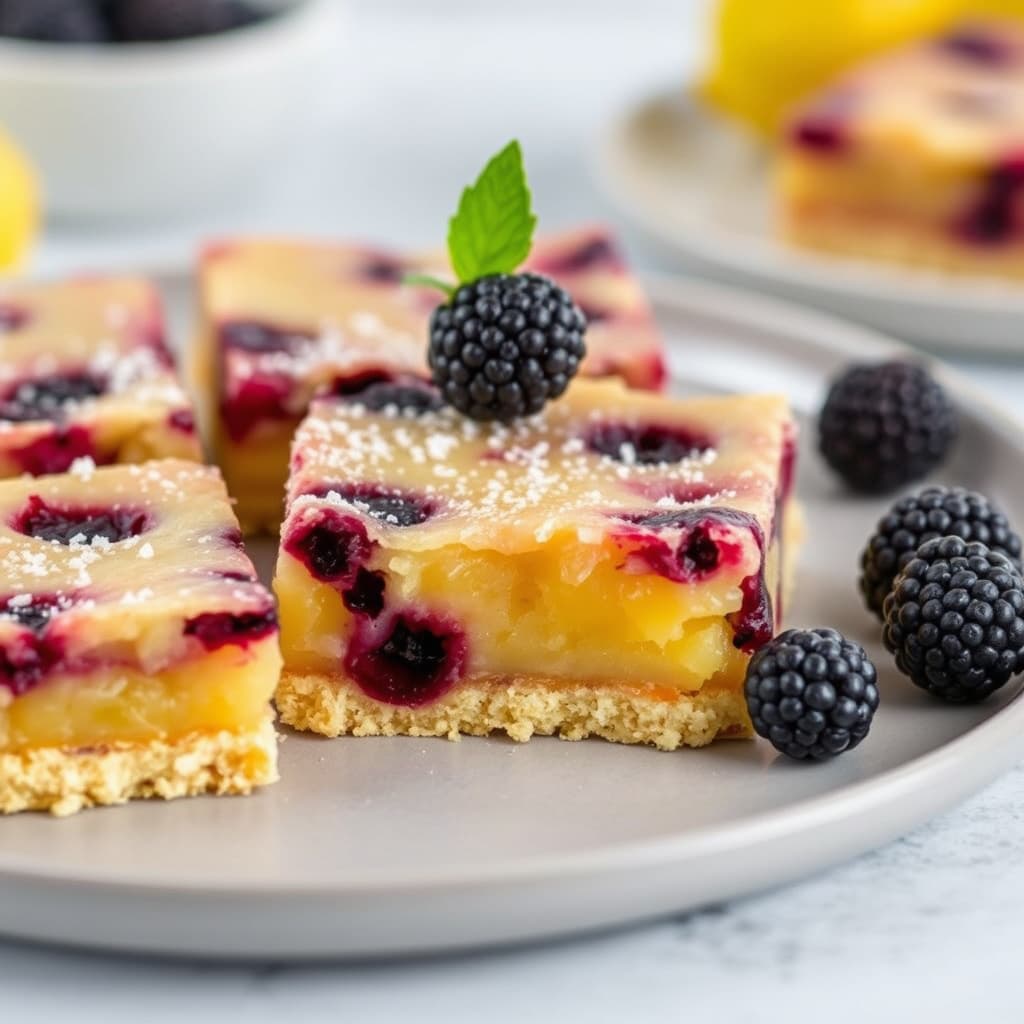 Blue Ridge bjørnebær- og sitronkaker