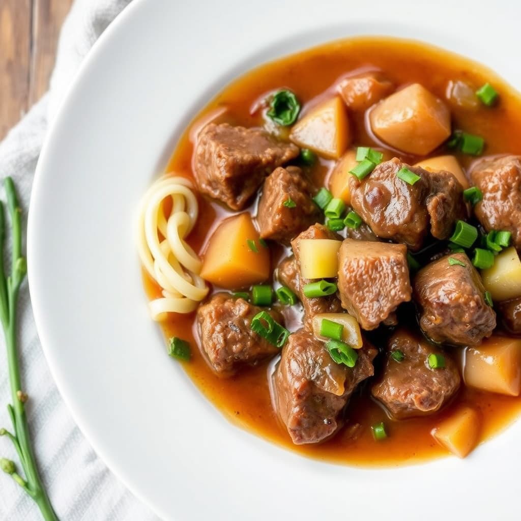 Boeuf Bourguignon med purre