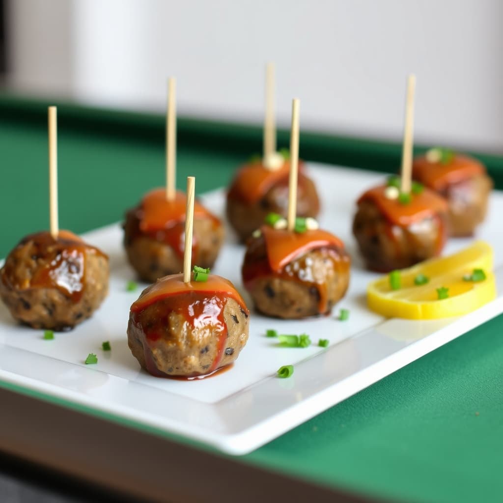 Bordtennisballer av kjøtt