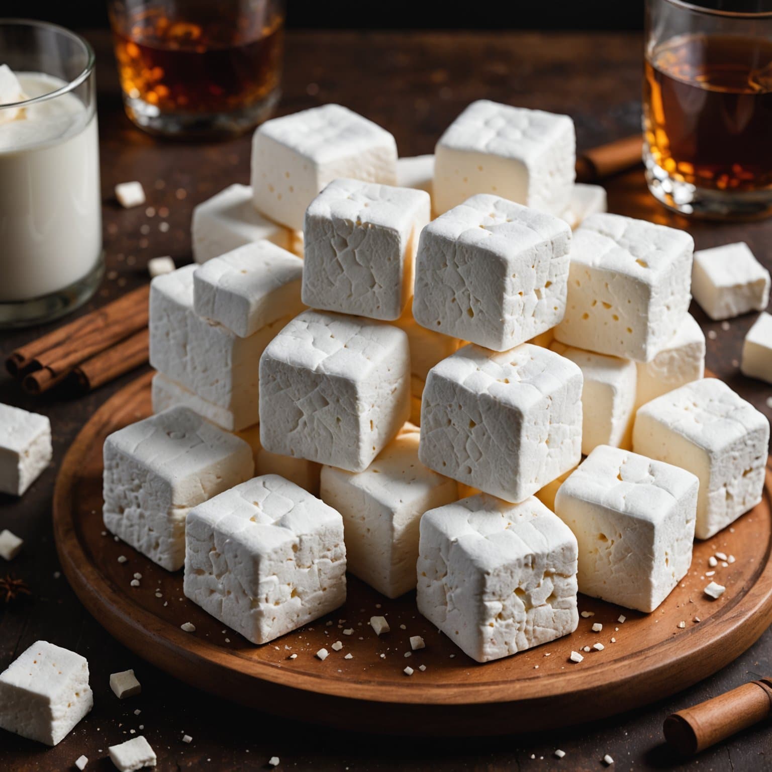 Bourbon-vaniljemarshmallows