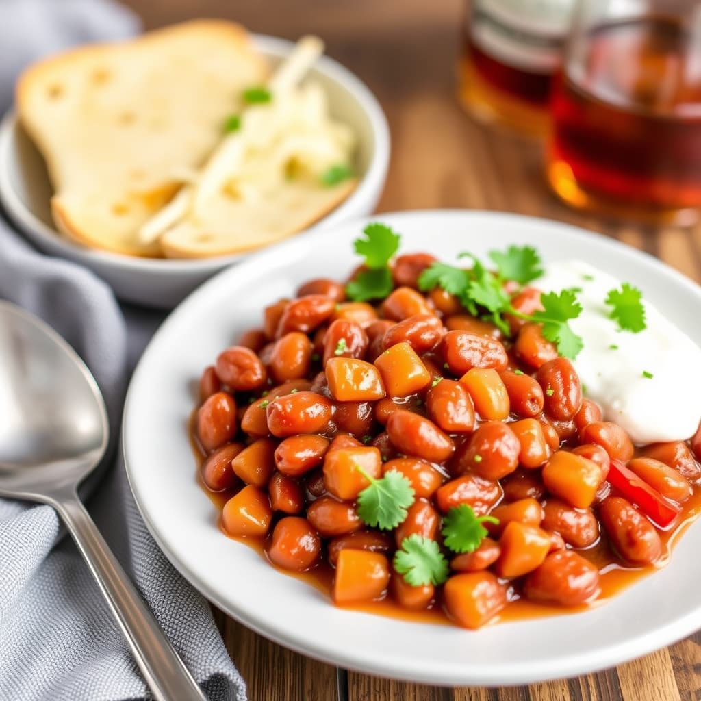 Bourbonbakte bønner