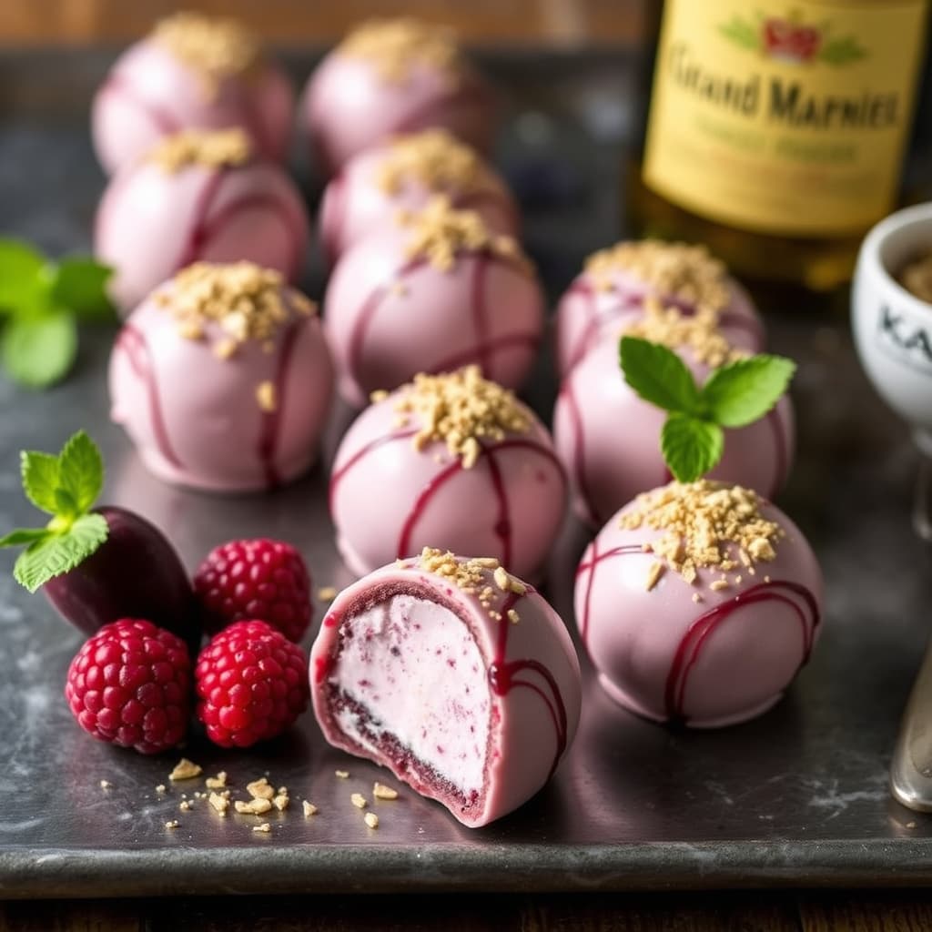 Boysenberry-Grand Marnier-iskrembonbons