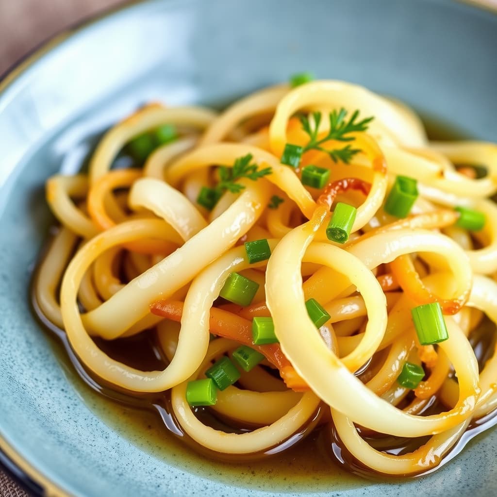 Brased løkringer med selleri