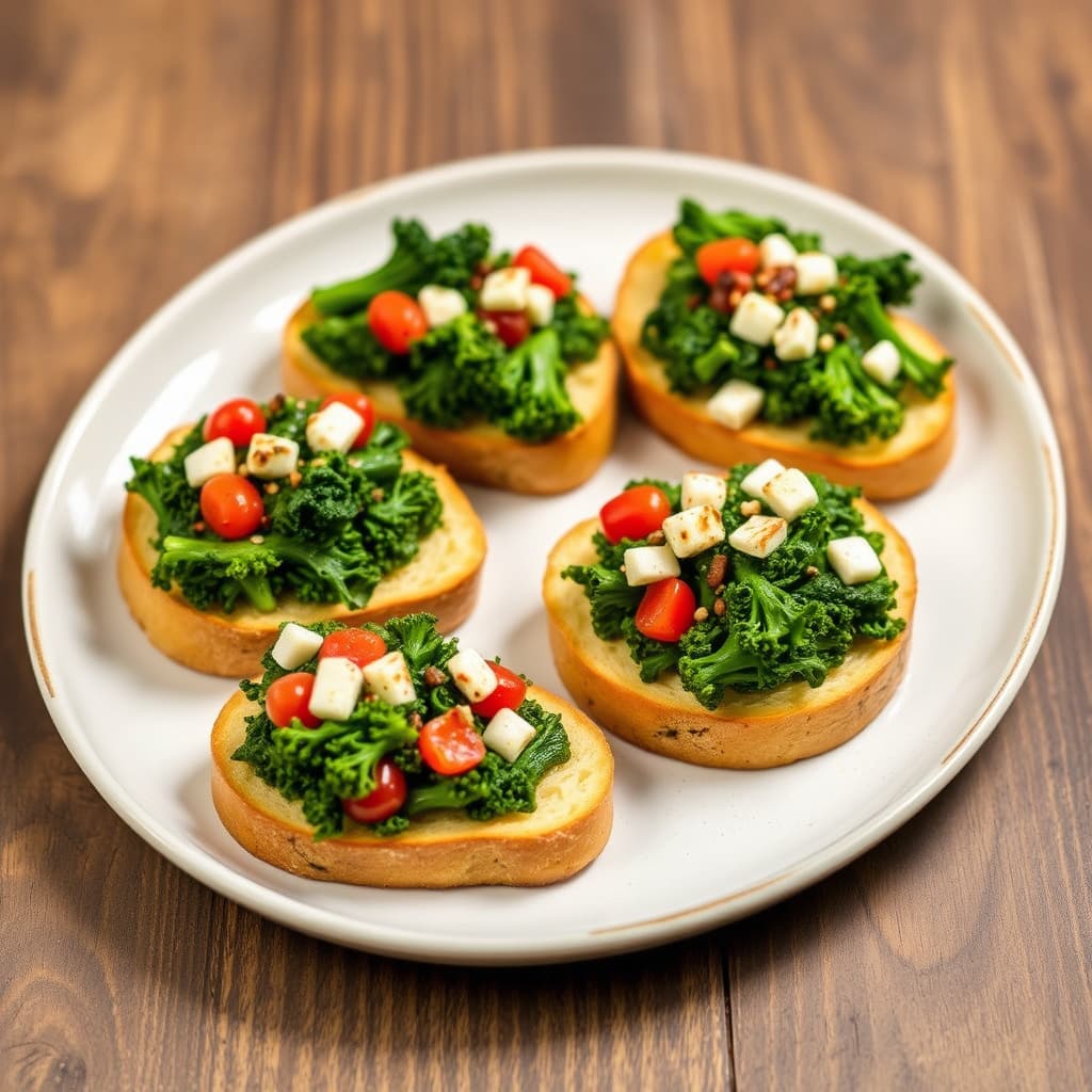 Broccoli Rabe Crostini