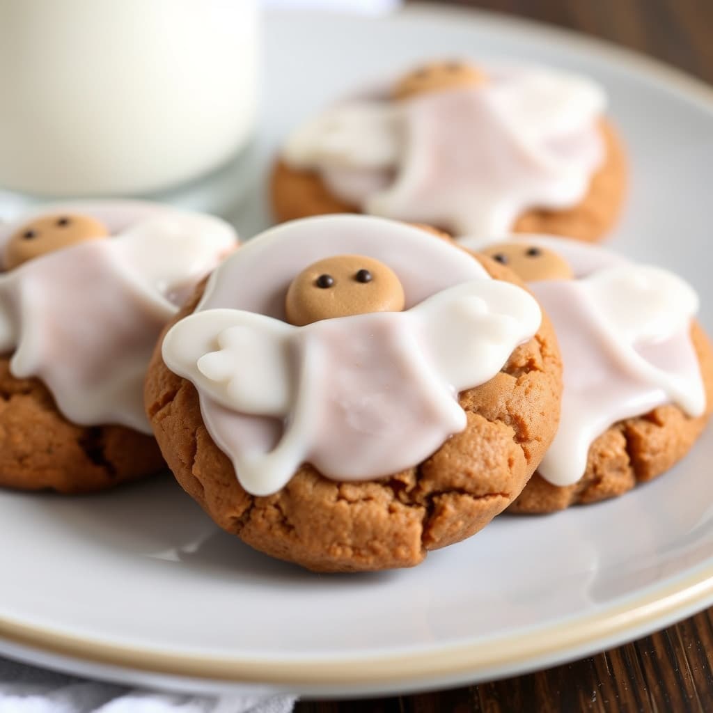 Brun engel iskalte søtpotetkjeks