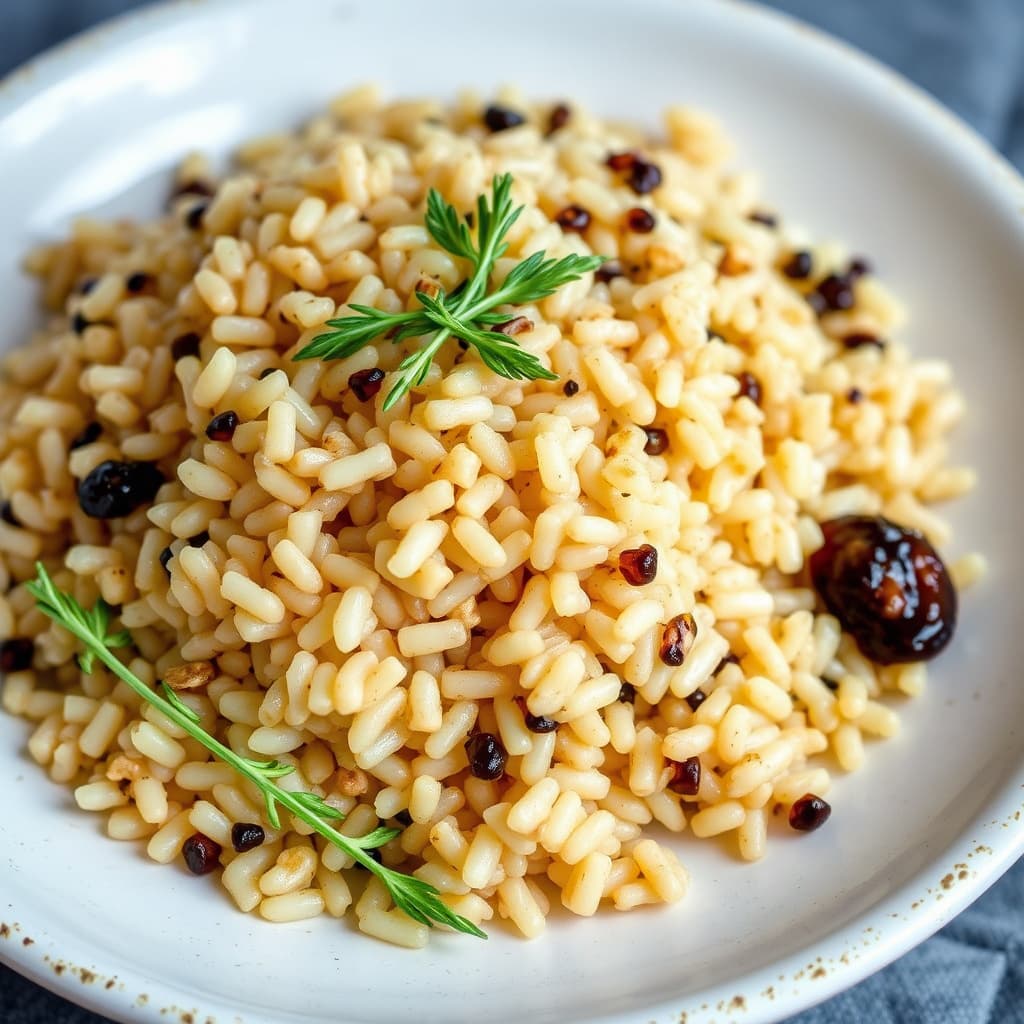 Brun ris med balsamico og estragon