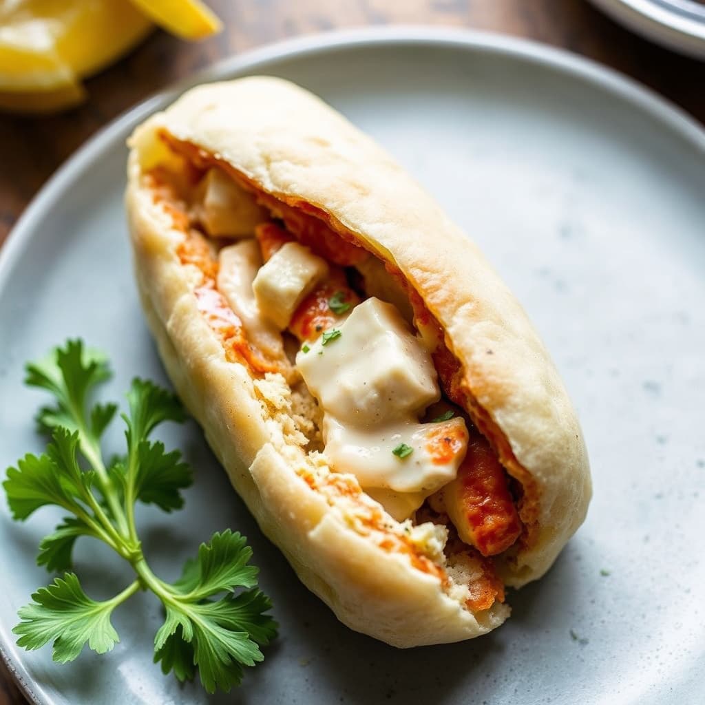 Brun-smør krabbekrøll