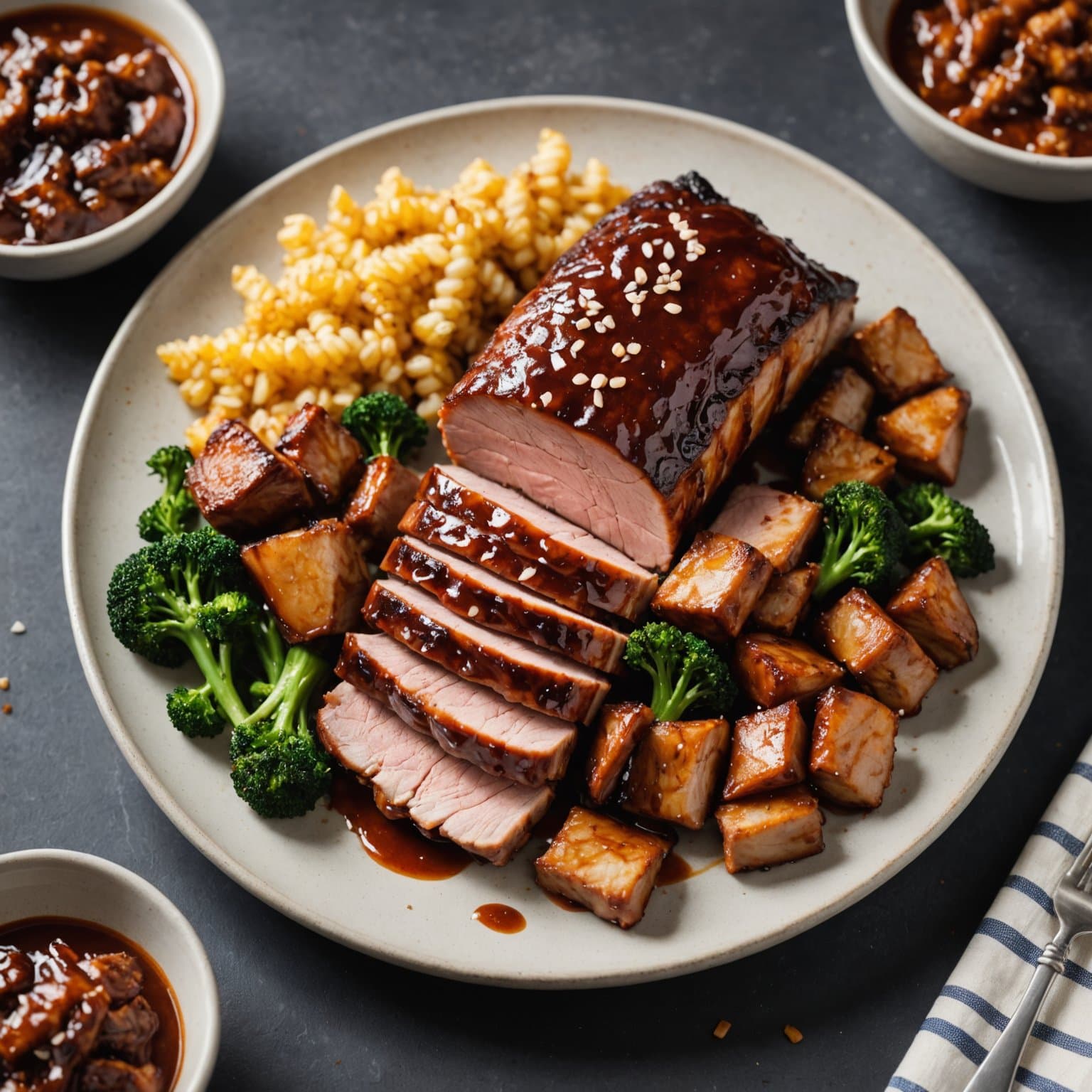 Brunt sukker BBQ svinebog