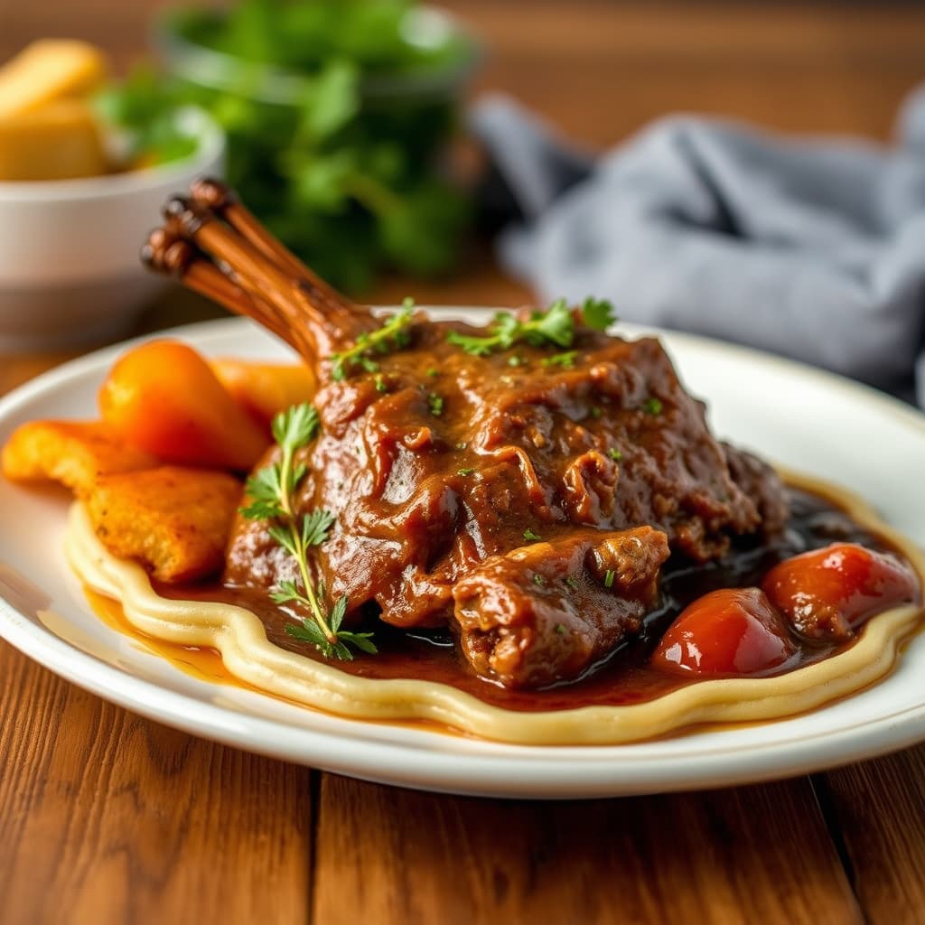 Bryst av okse med langkokt kraftig kjøtt