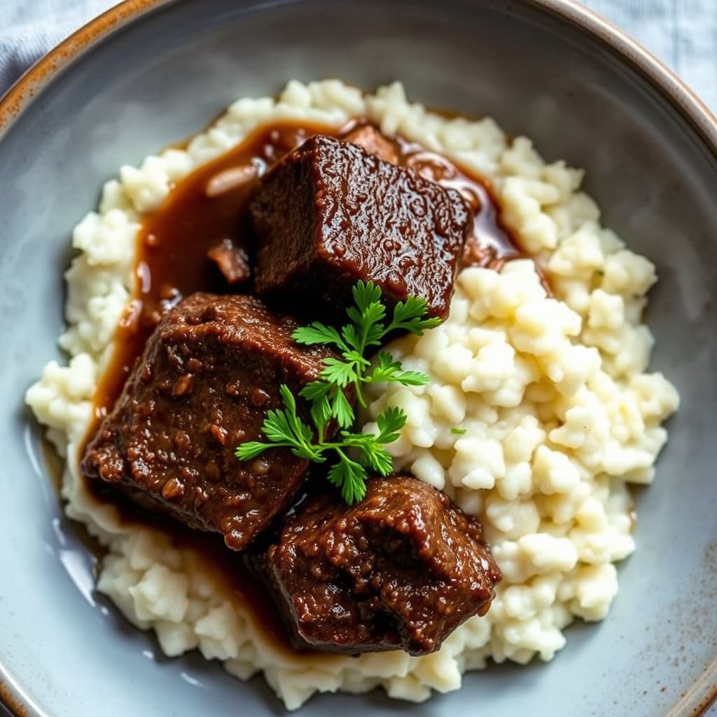Brystede kalvetykker med kokosrisotto