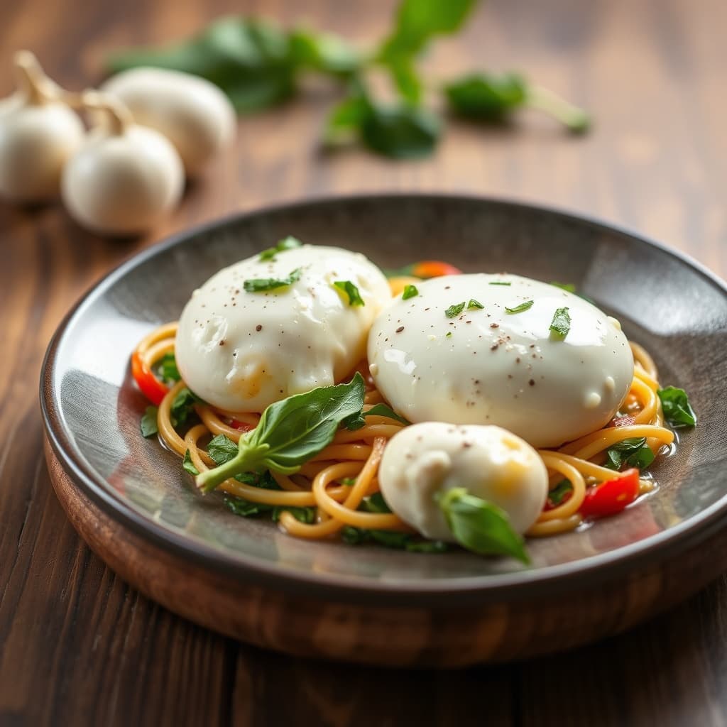 Bufala Mozzarella med Alici di Menaica