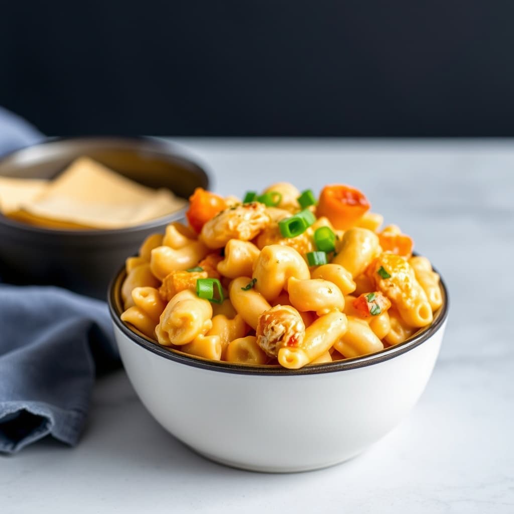 Buffalo kylling makaroni og ost