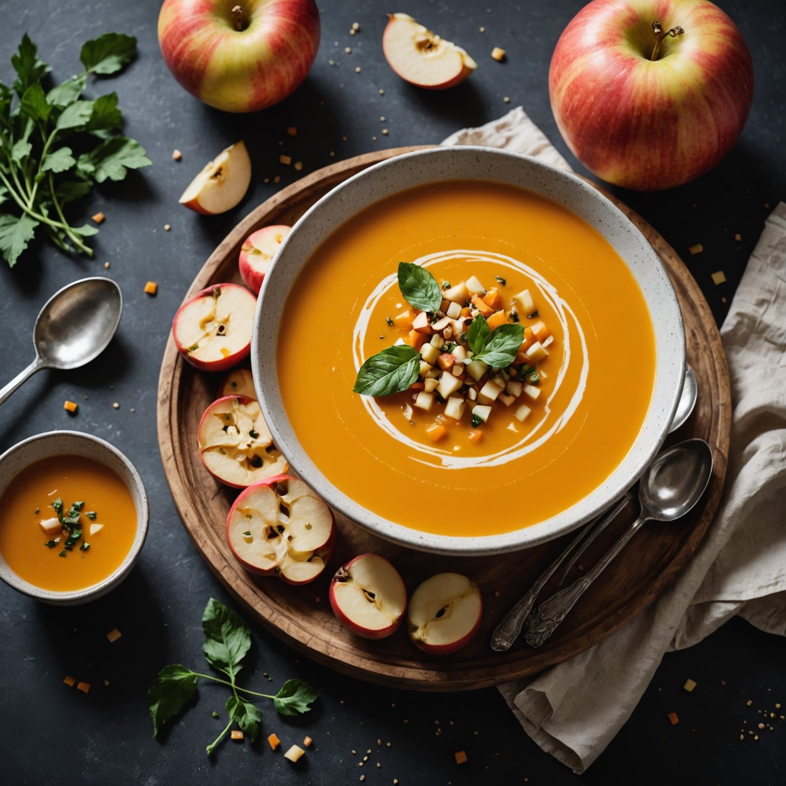 Butternut eplesuppe