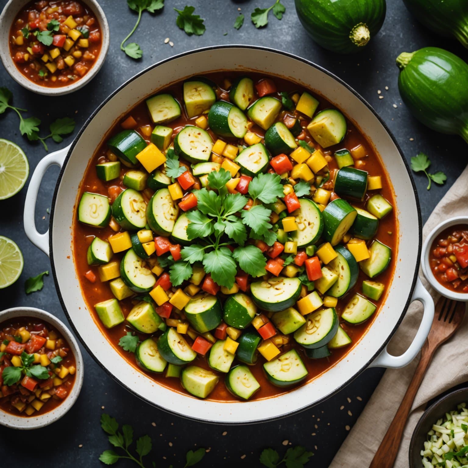 Calabacitas Guisada (Stew av meksikansk squash)