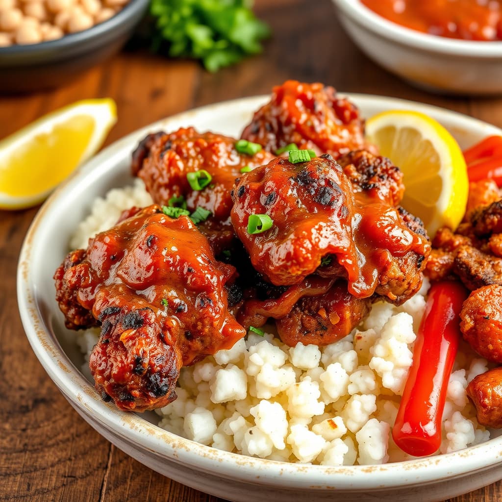 Callaloo sin Jerk-kylling