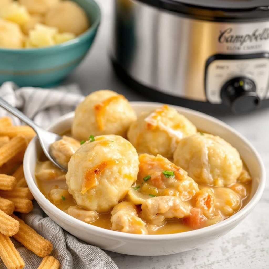 Campbell's® Langtidskokt kylling med dumplings