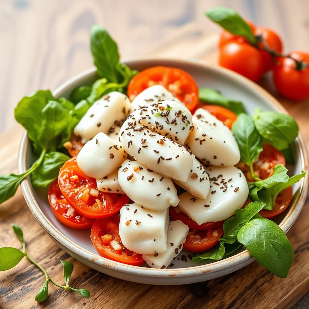 Caprese av spelt