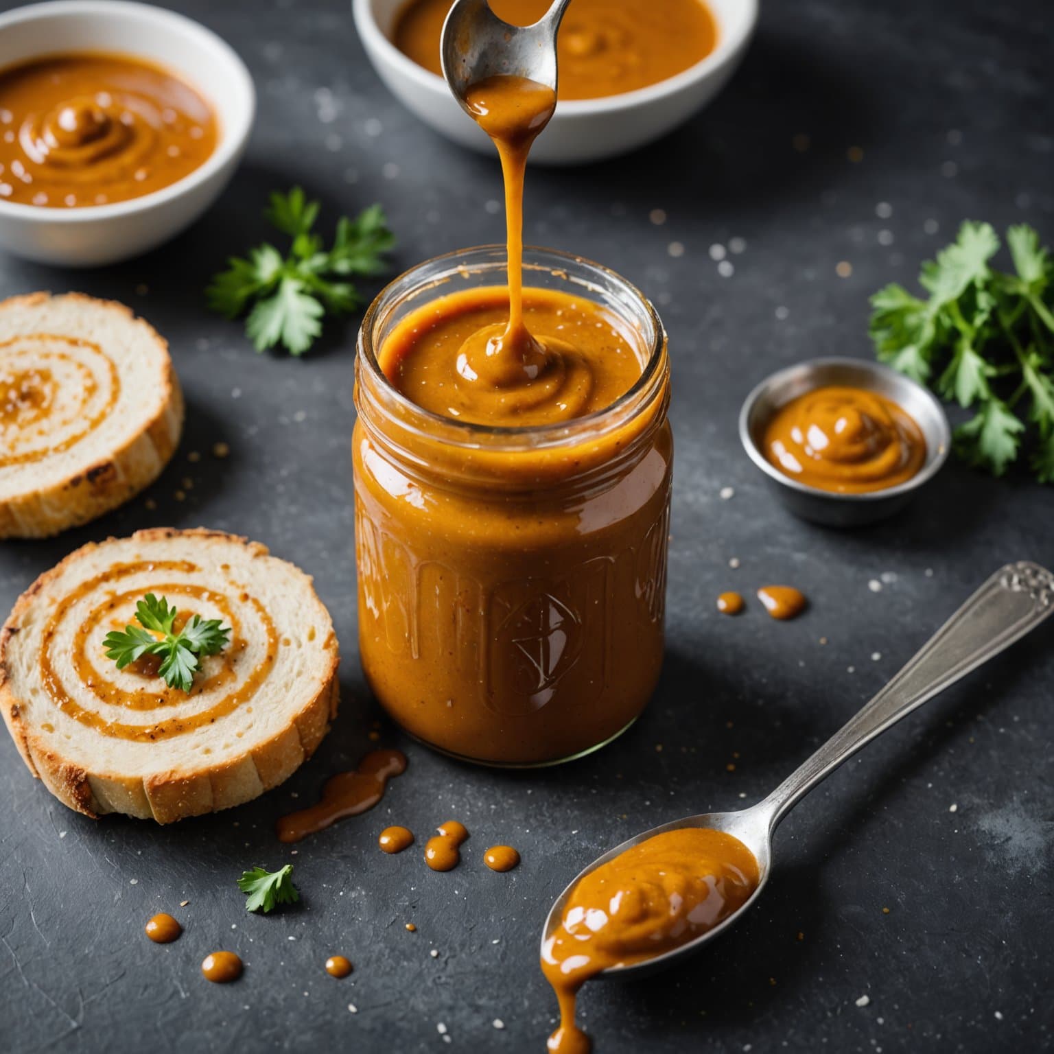 Carolina-stil sennepsbarbequesaus