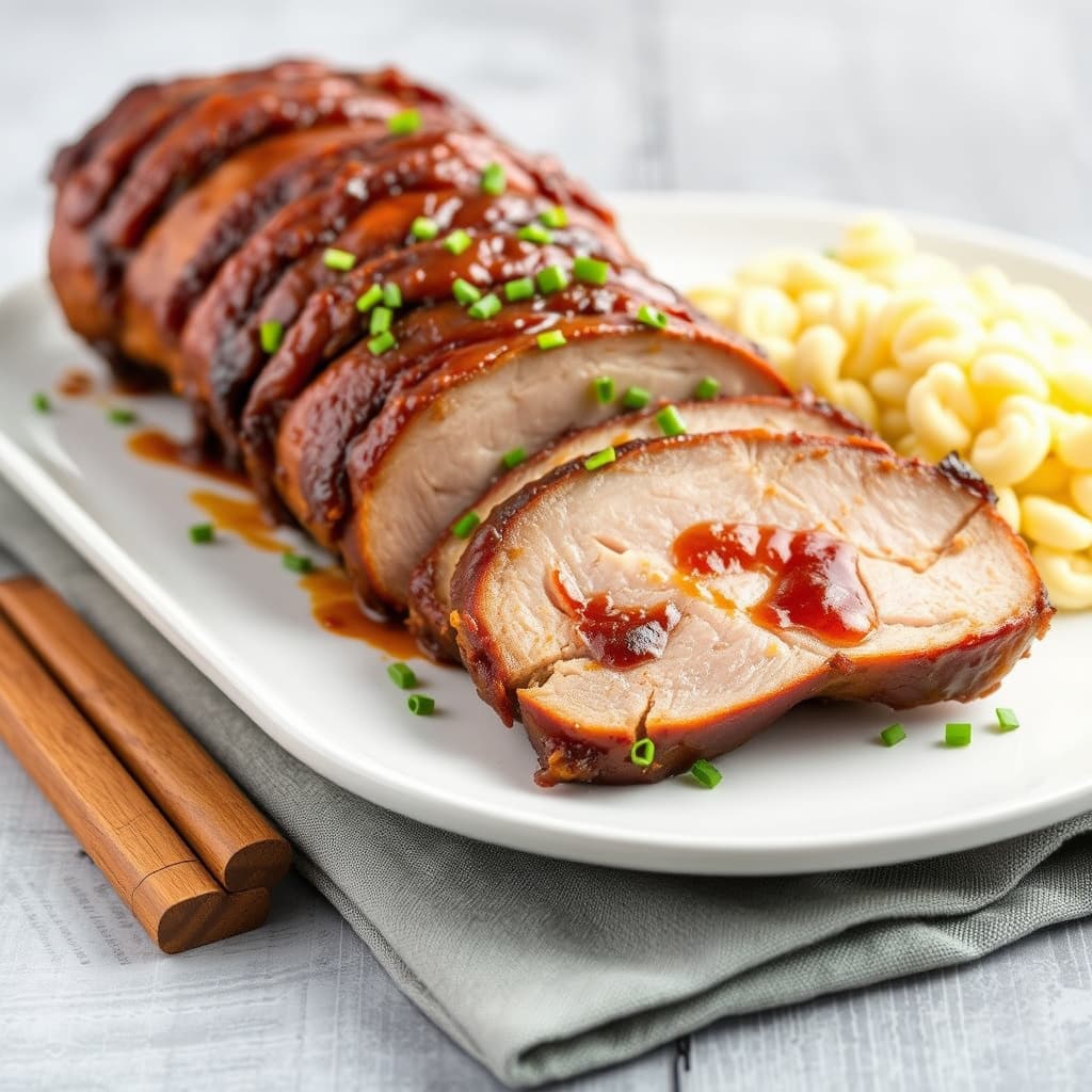 Carolina-style grillet svinenakke