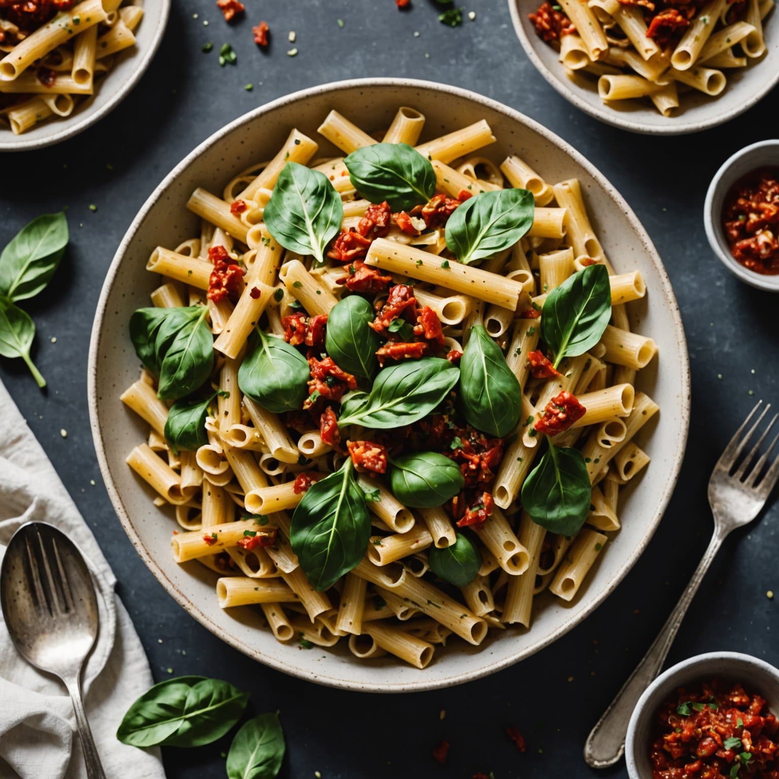 Carries artisjokk- og soltørkede tomatpasta