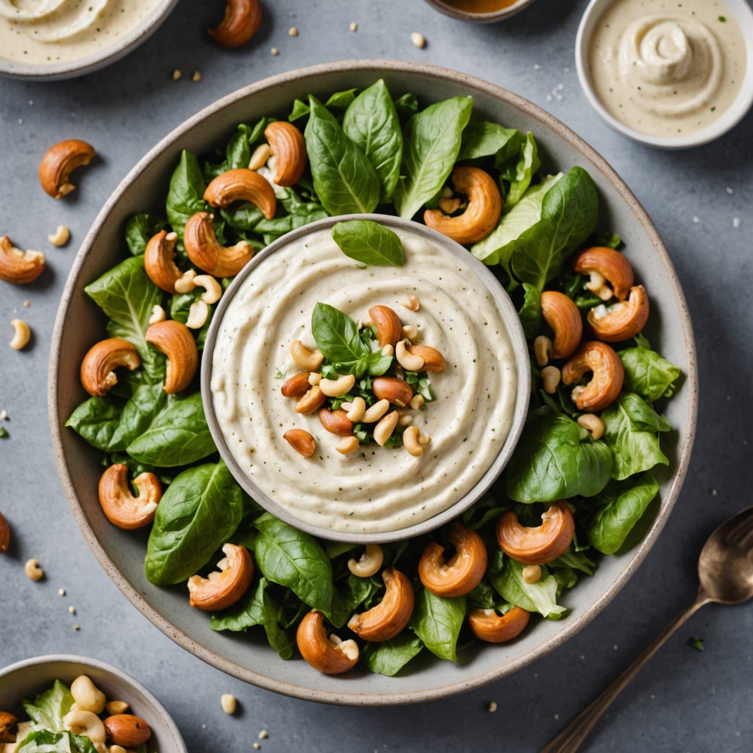 Cashew Caesar-dressing