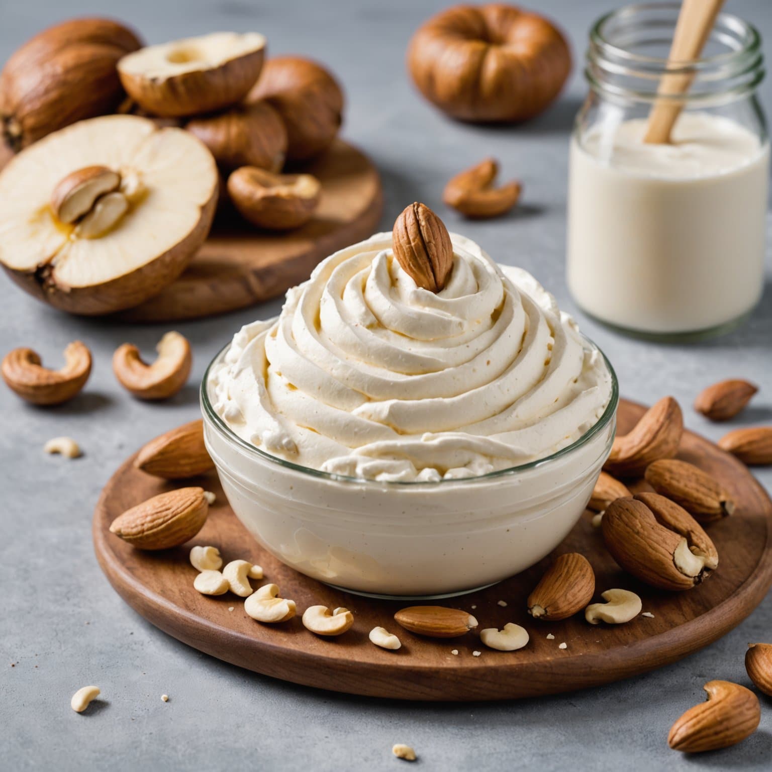 Cashewkrem – Vegansk pisket topping