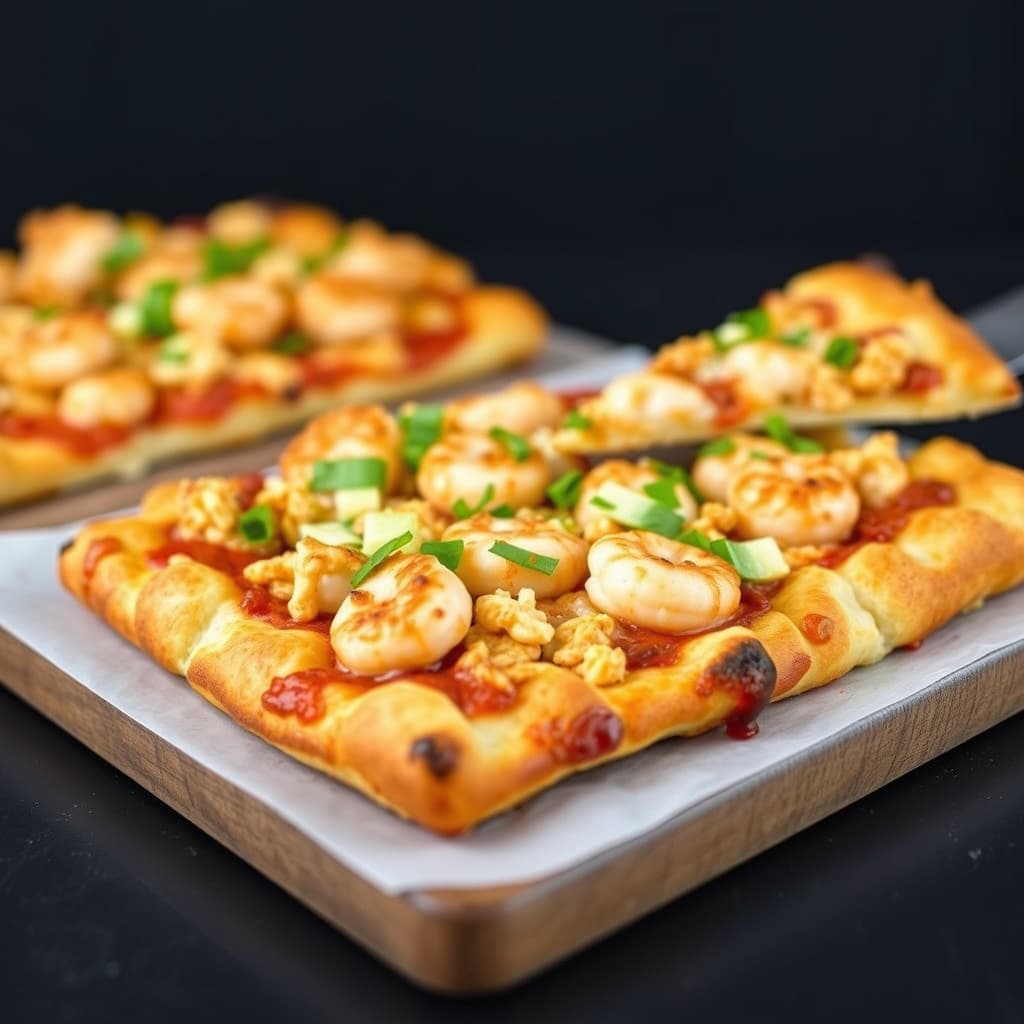Casino Popcorn Shrimp Pizza