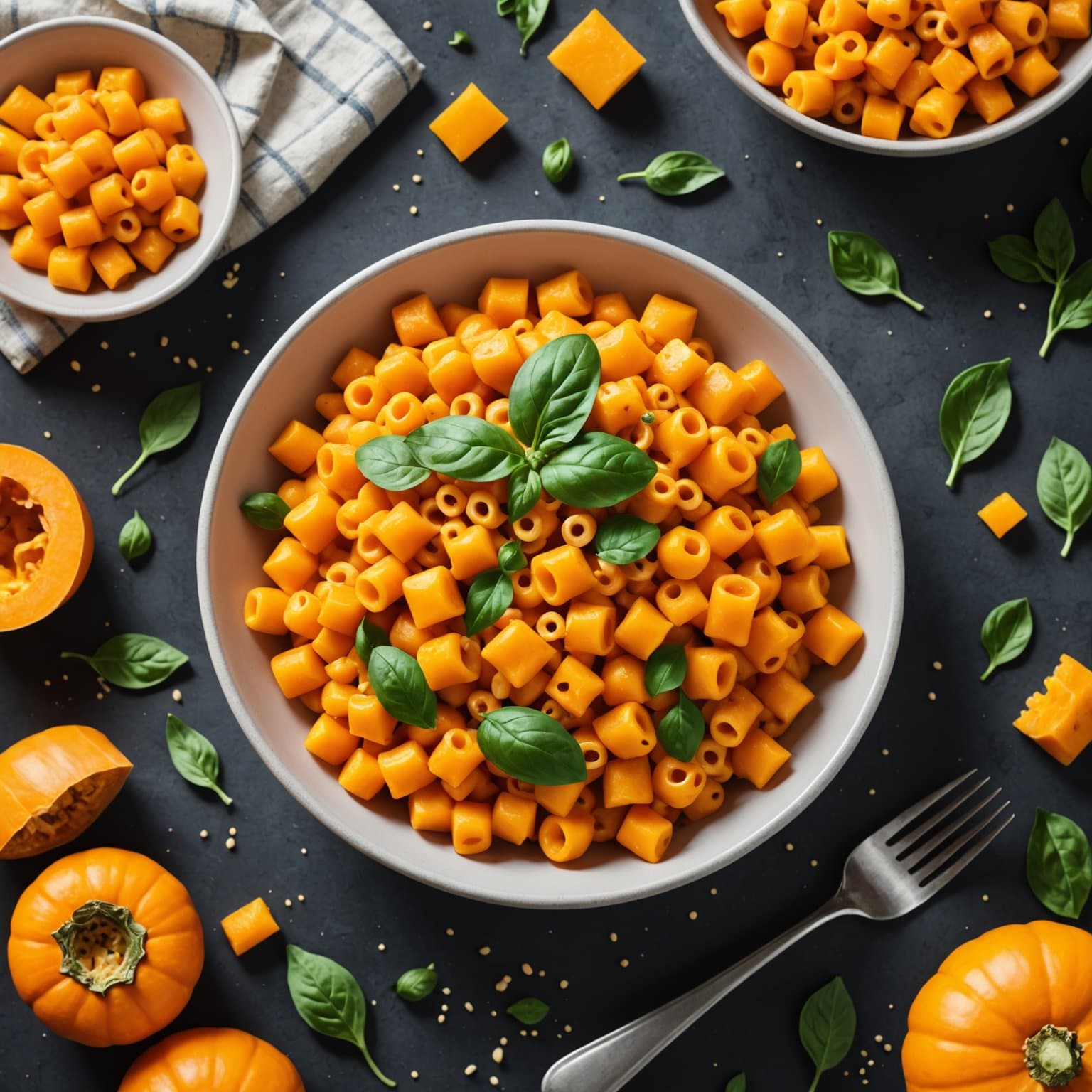 Cavatappi med butternut squash