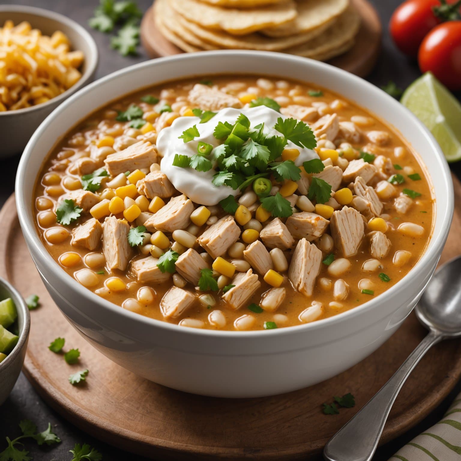 Cha Cha's hvite kyllingchili