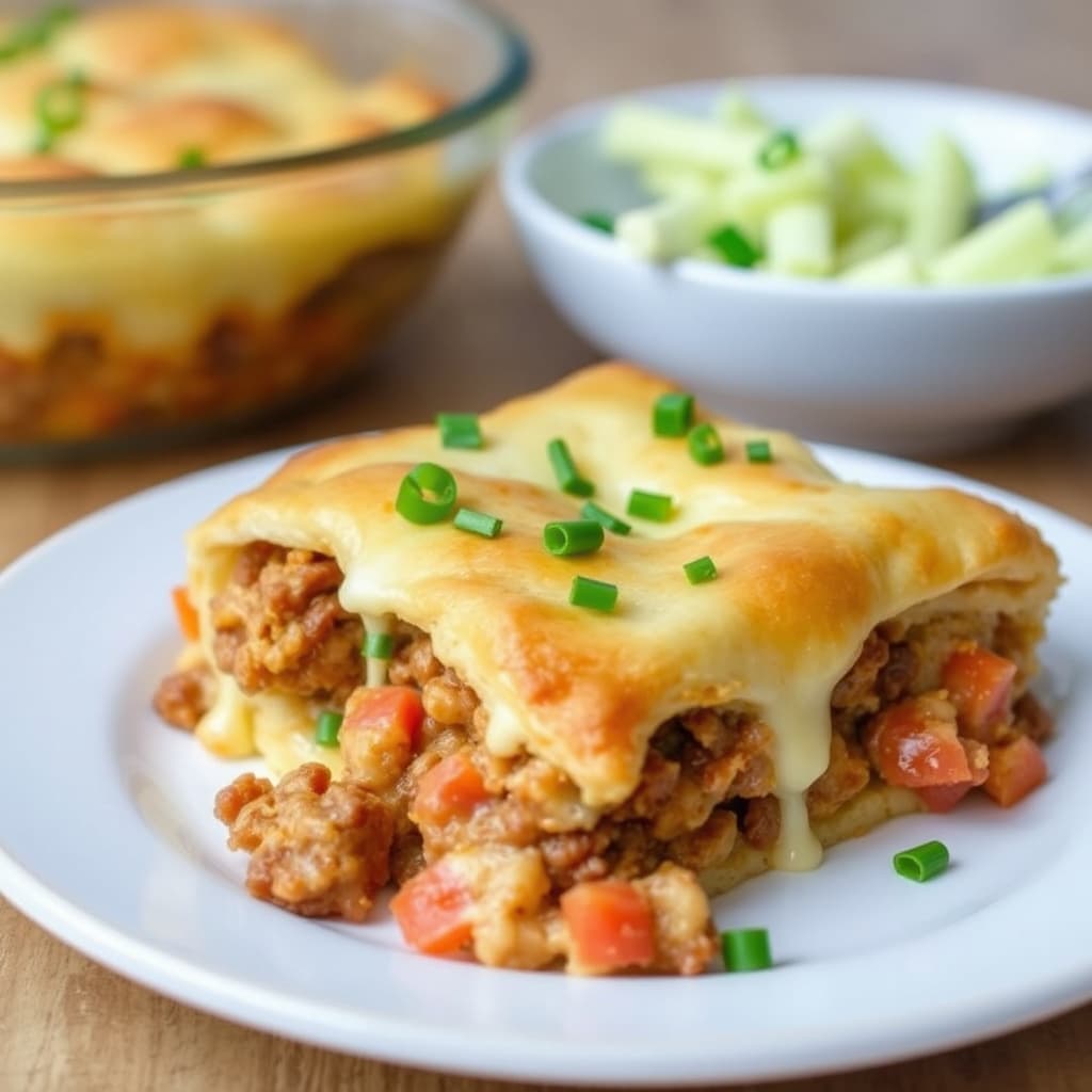 Cheeseburger crescentgryte