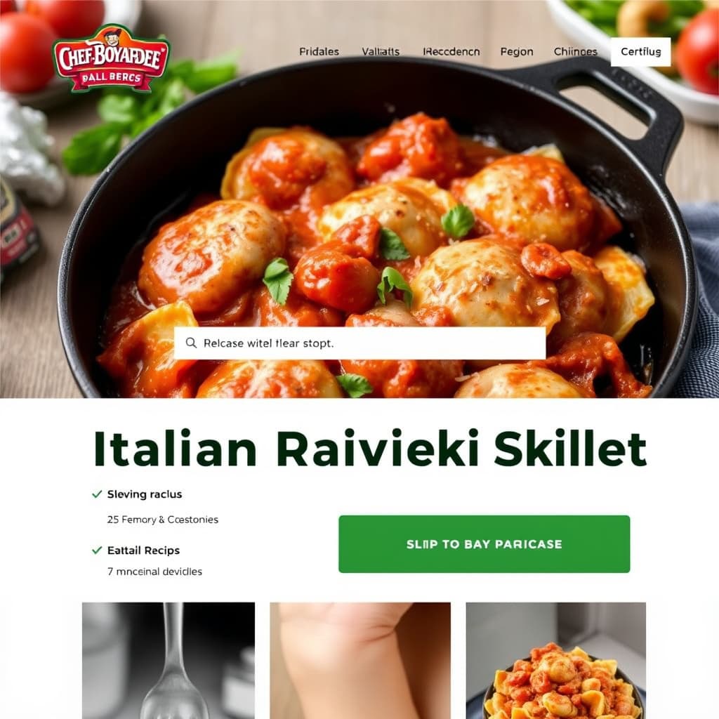 Chef Boyardee® italiensk ravioli gryte
