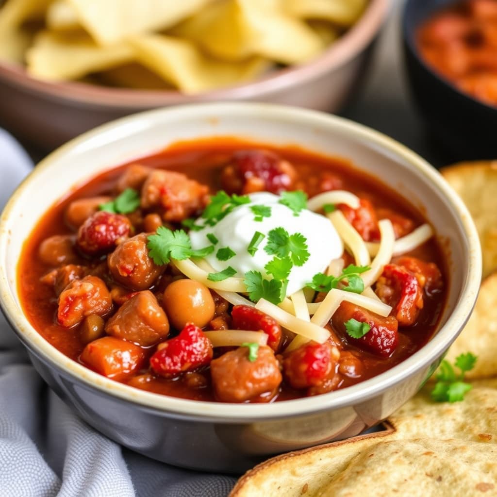 Chef Johns italienske pølsesuppe med chili
