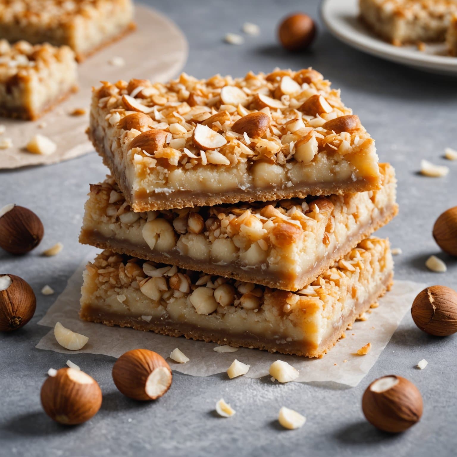 Chewy kokos- og macadamia-kjeks